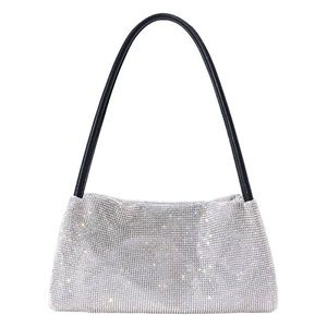 Last one! STAUD Penny Crystal Mesh Shoulder Bag